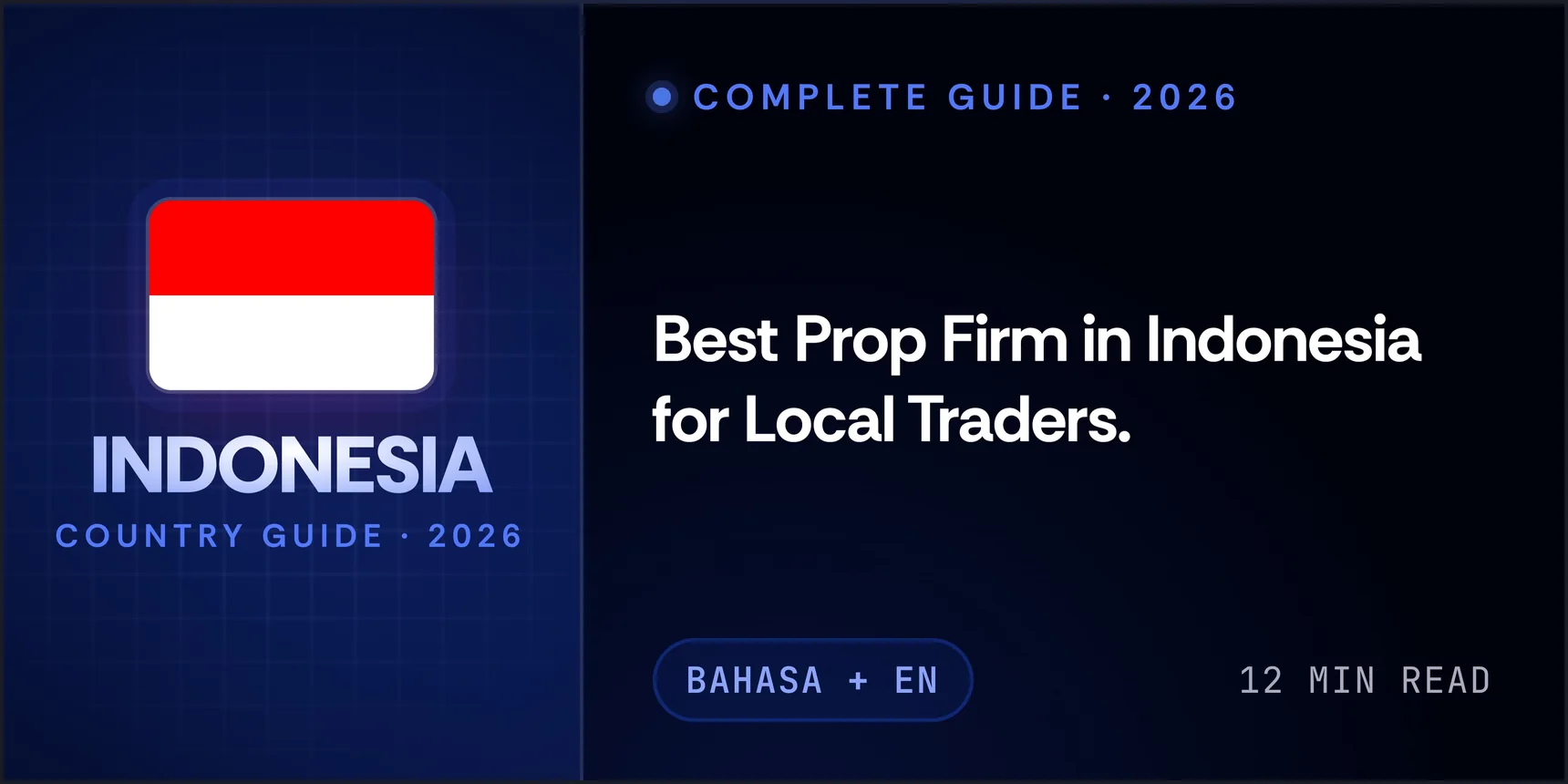 Best Prop Firm in Indonesia 2026: Complete Guide for Indonesian Traders (Prop Firm Terbaik di Indonesia)