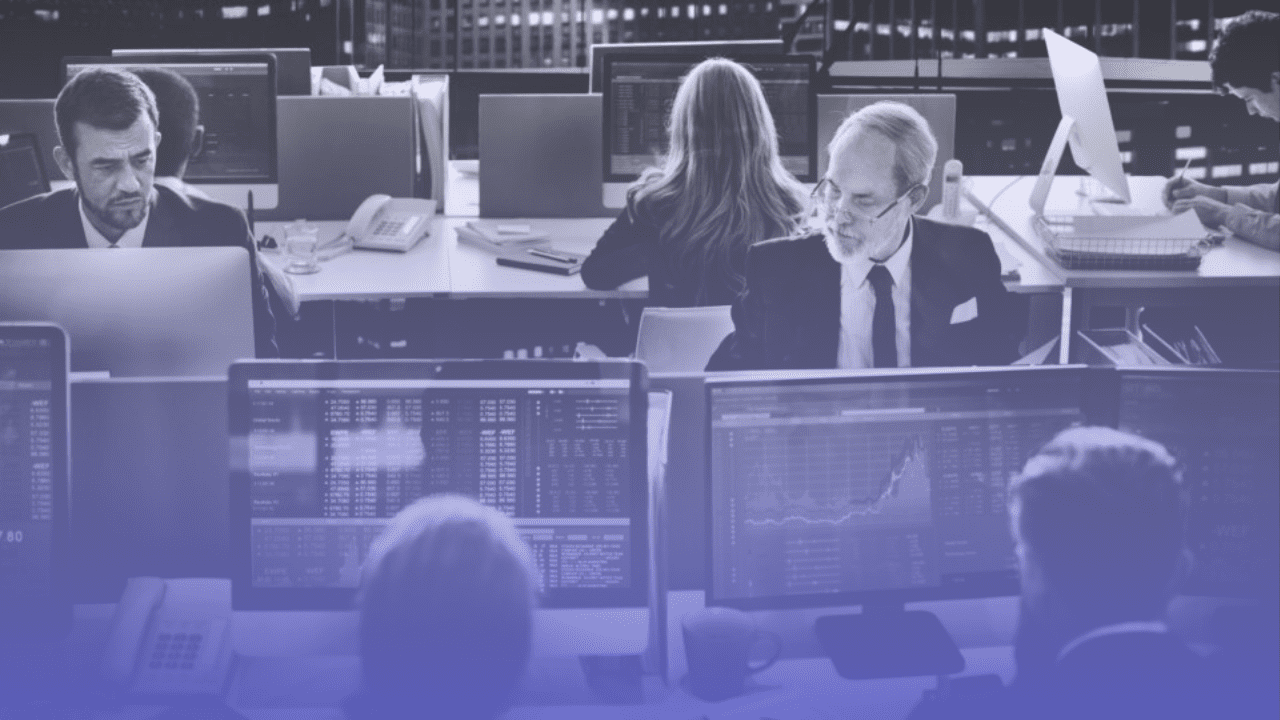 Stock Traders Trading Indices