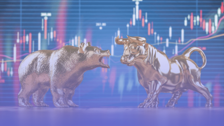 drapeau haussier et baissier