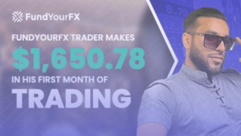 FundYourFX Trader Makes $1,650.78 In His First Month of Trading